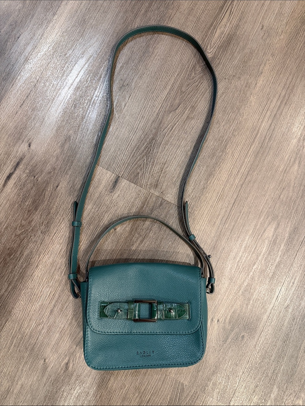 RADLEY London Green Leather Crossbody Bag